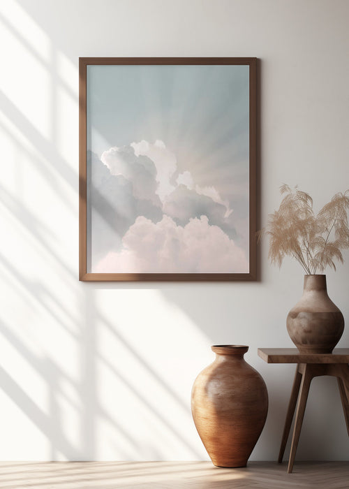 Sky Framed Art Modern Wall Decor