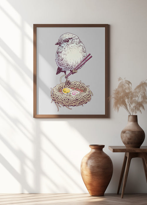 budget ramen Framed Art Modern Wall Decor