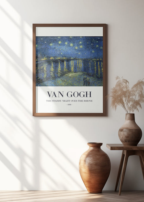 The Starry Night Over The Rhone Framed Art Wall Decor