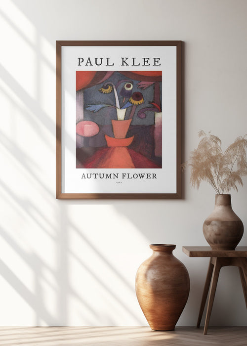 Autumn Flower 1922 Framed Art Modern Wall Decor