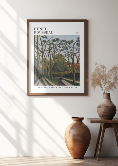 The Banks Of The Bier Near Bicetre Framed Art Wall Decor