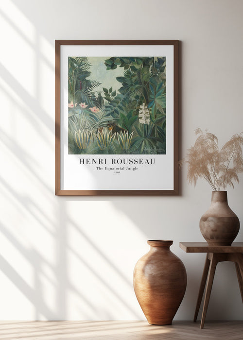 The Equatorial Jungle Framed Art Modern Wall Decor