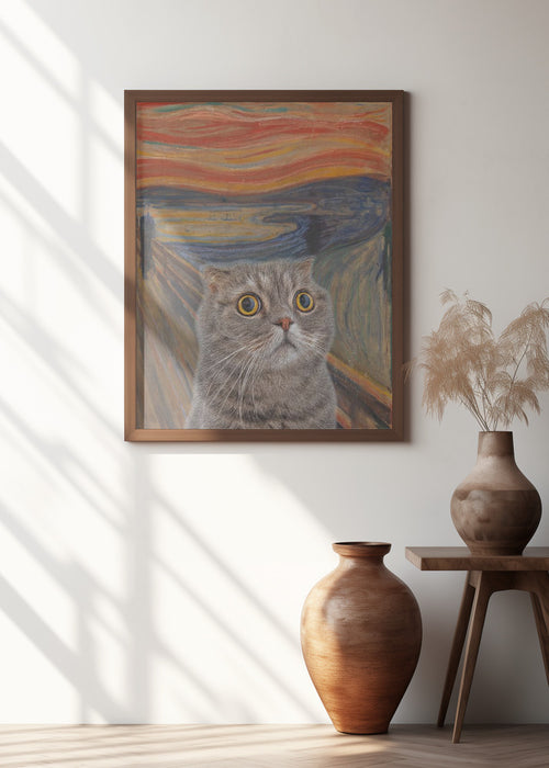 The Meow 03 Framed Art Modern Wall Decor