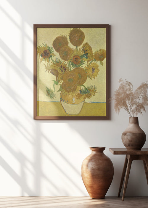 Sunflowers Framed Art Modern Wall Decor