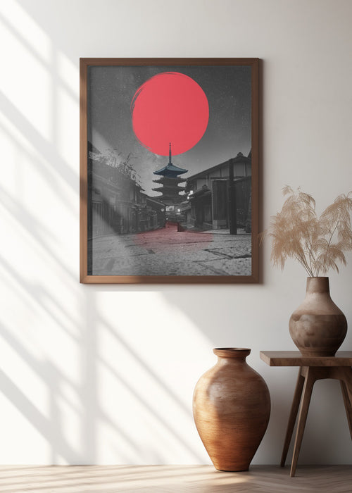 Lonely Temple Framed Art Wall Decor