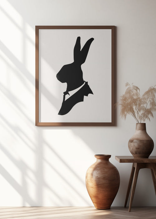 Monsieur Lapin Framed Art Wall Decor