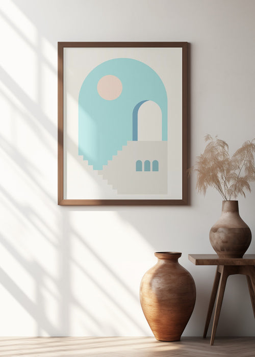 Minimal Architecture #1 Framed Art Modern Wall Decor