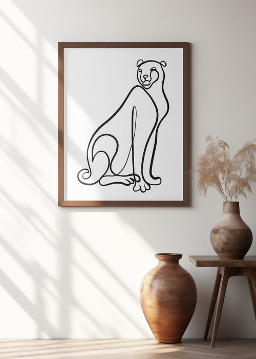 The Cheetah Framed Art Wall Decor