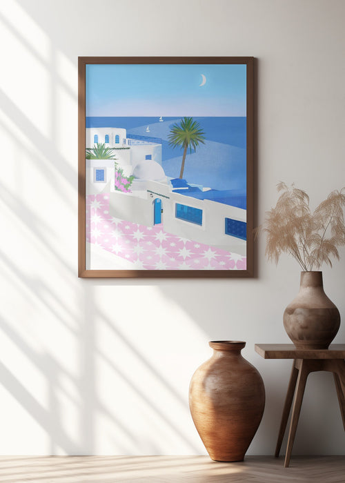 Tunis Framed Art Modern Wall Decor