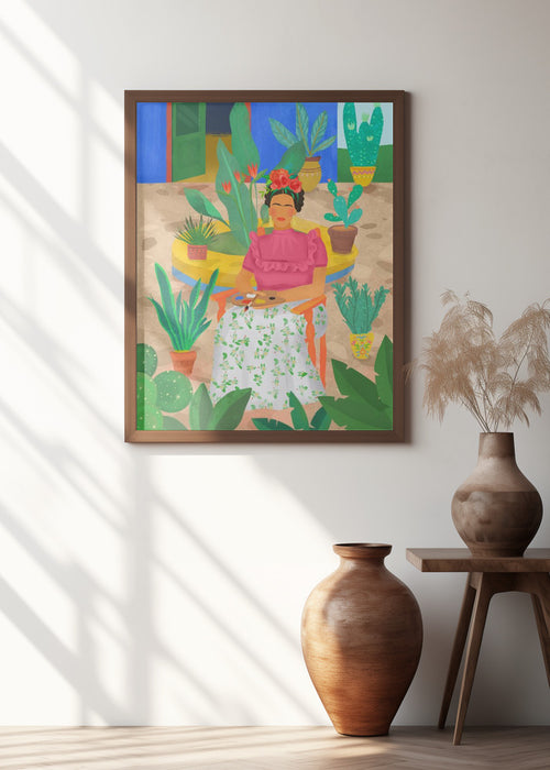 Frida Framed Art Modern Wall Decor