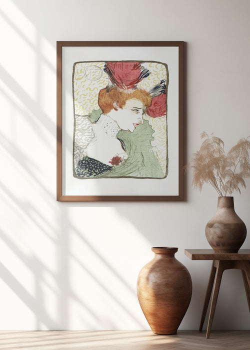 Bust of Mademoiselle Lender (1895) Framed Art Modern Wall Decor