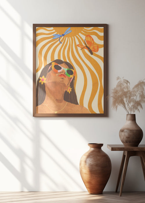 Sunny Framed Art Wall Decor