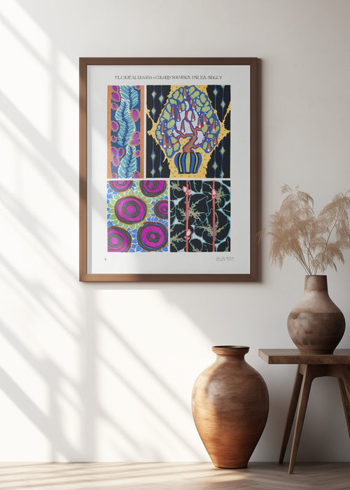 Pattern 05 Framed Art Modern Wall Decor