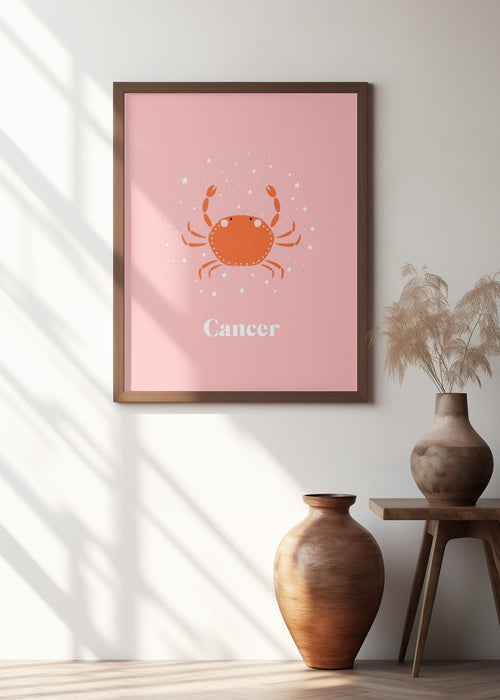 Cancer Framed Art Modern Wall Decor