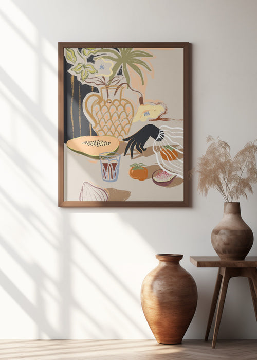 Fruitful Spread Framed Art Wall Decor