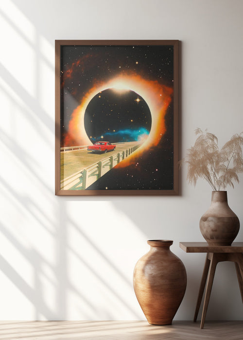 A Space Journey Begins Framed Art Modern Wall Decor