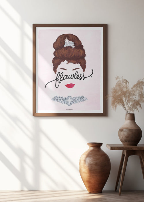 Flawless Audrey Framed Art Modern Wall Decor