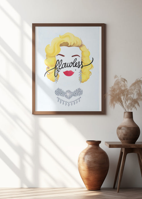 Flawless Marilyn Framed Art Wall Decor