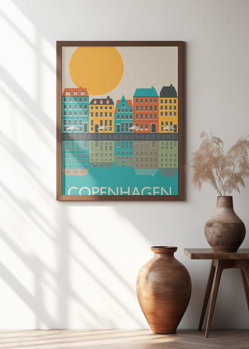 Copenhagen Framed Art Modern Wall Decor