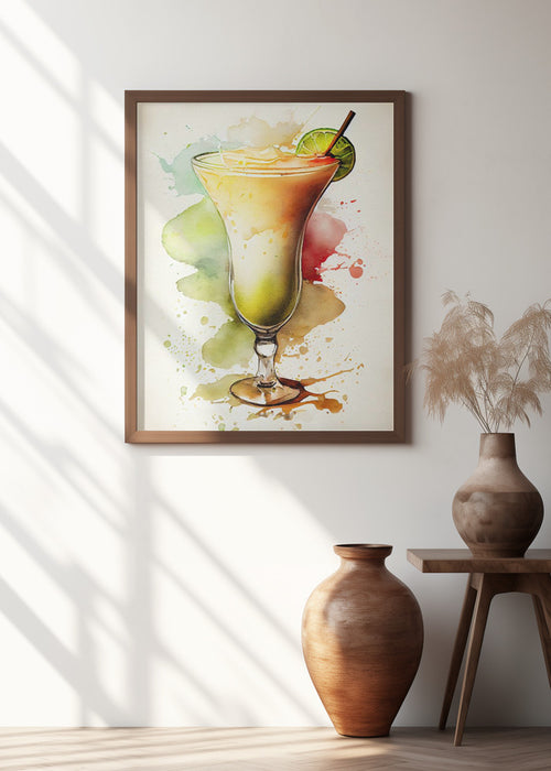 Drinks cocktail Framed Art Modern Wall Decor