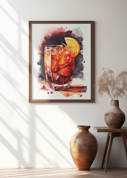 Drinks cocktail Framed Art Modern Wall Decor