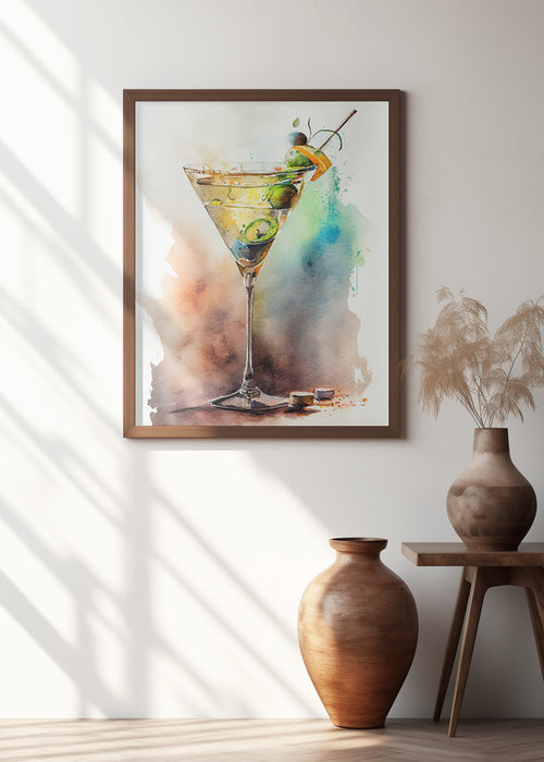 Drinks cocktail Framed Art Wall Decor