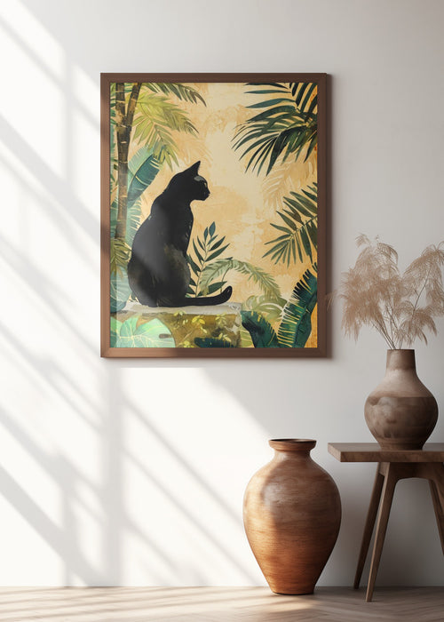 Cat&#039;s life 9 Framed Art Modern Wall Decor