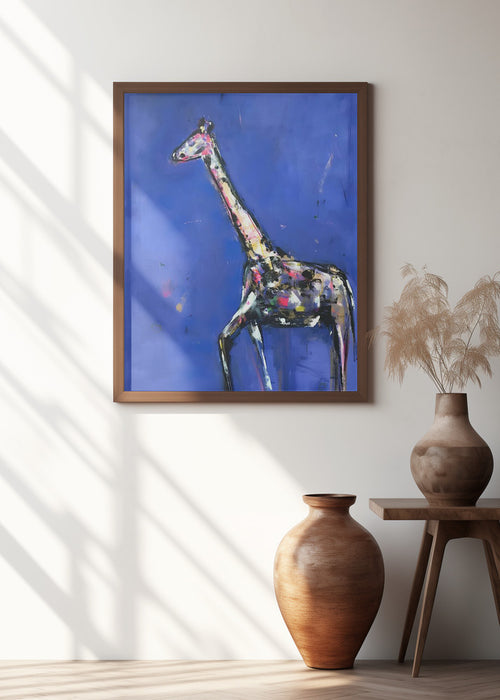 Camelopardalis Framed Art Modern Wall Decor