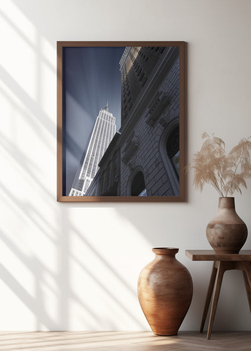 Skyscraper Framed Art Modern Wall Decor