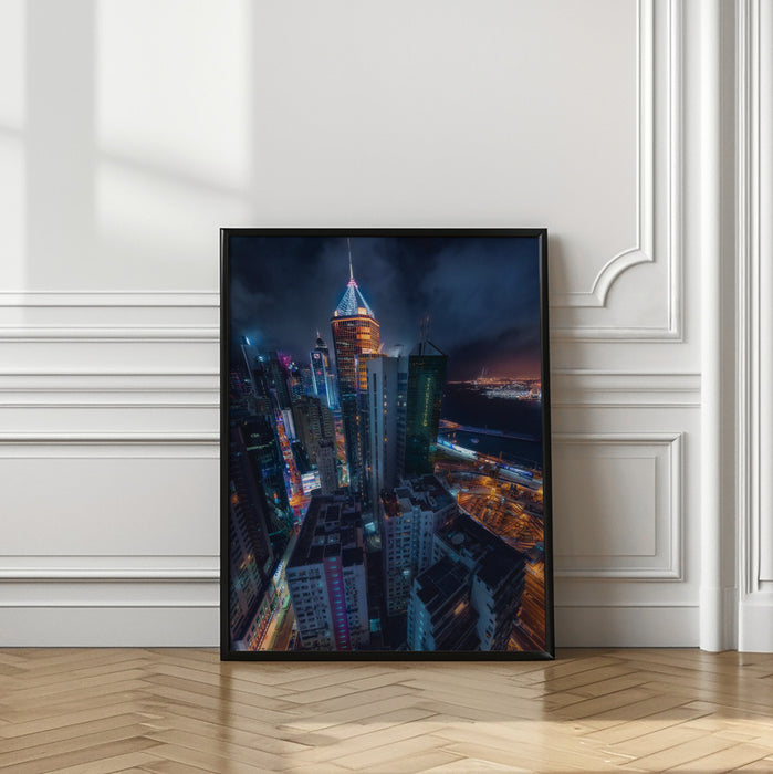 Flying Hong Kong Framed Art Wall Decor