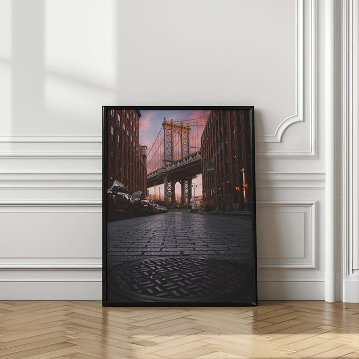 No Sleep 'til Brooklyn Framed Art Modern Wall Decor