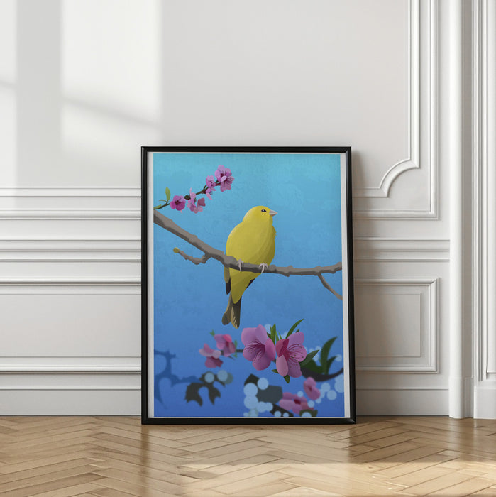 Goldfinch Framed Art Modern Wall Decor