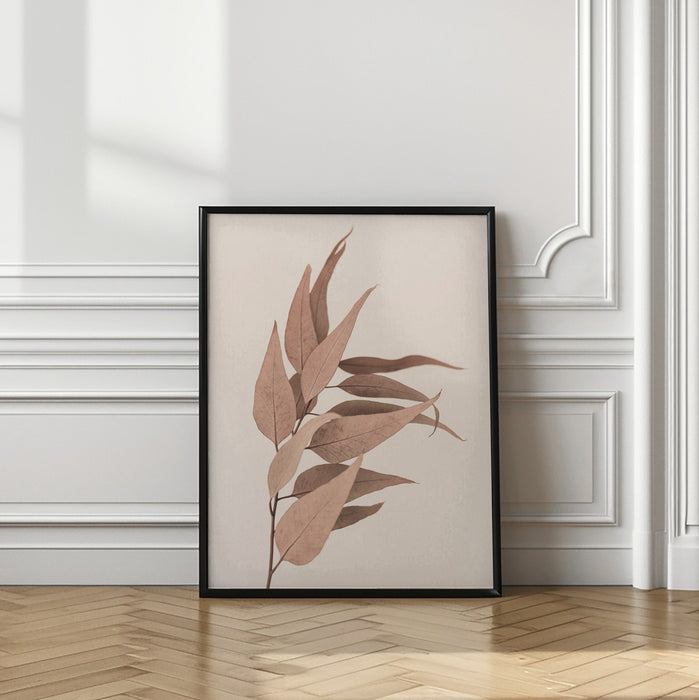 Dried Eucalyptus Framed Art Modern Wall Decor