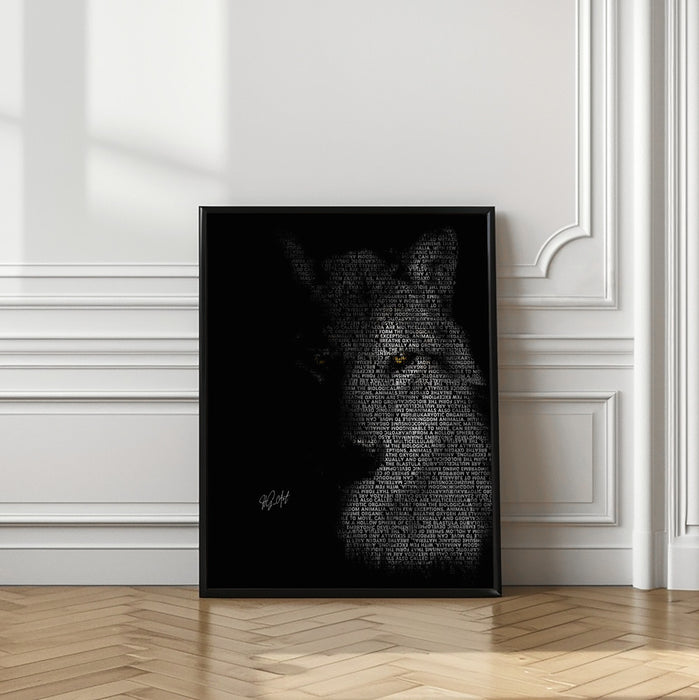 Wolf Framed Art Modern Wall Decor