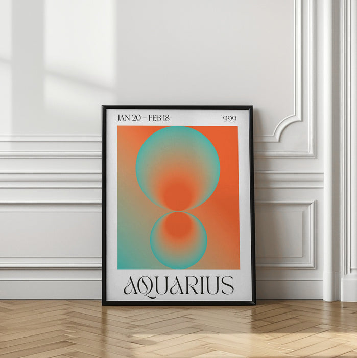 Aquarius Framed Art Modern Wall Decor