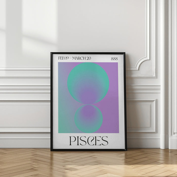 Pisces Framed Art Modern Wall Decor