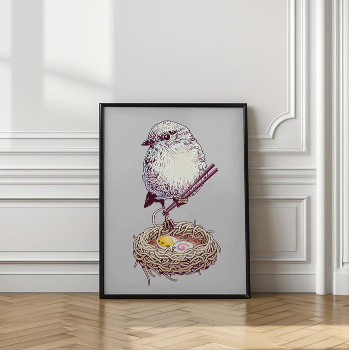 budget ramen Framed Art Modern Wall Decor