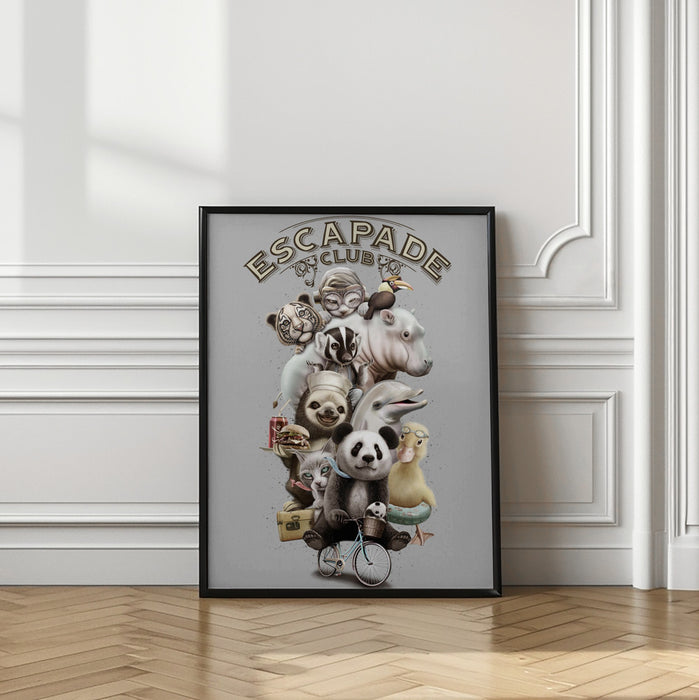 escapade club Framed Art Modern Wall Decor