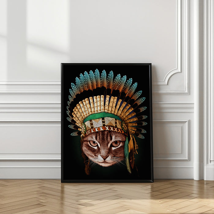 chief cat Framed Art Wall Decor