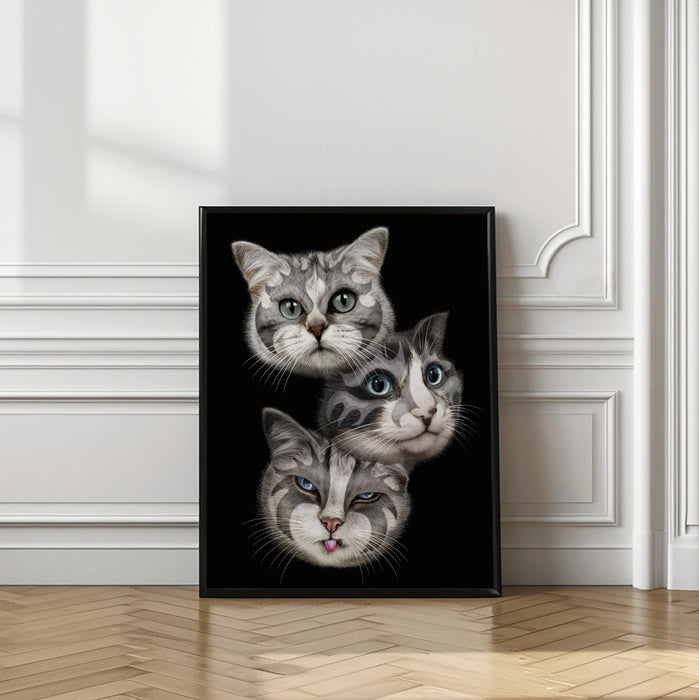 kisses Framed Art Modern Wall Decor