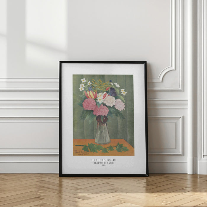 Flowers In a Vase Framed Art Modern Wall Decor