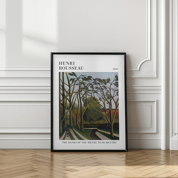 The Banks Of The Bier Near Bicetre Framed Art Wall Decor