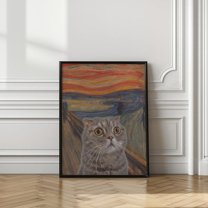 The Meow 03 Framed Art Modern Wall Decor