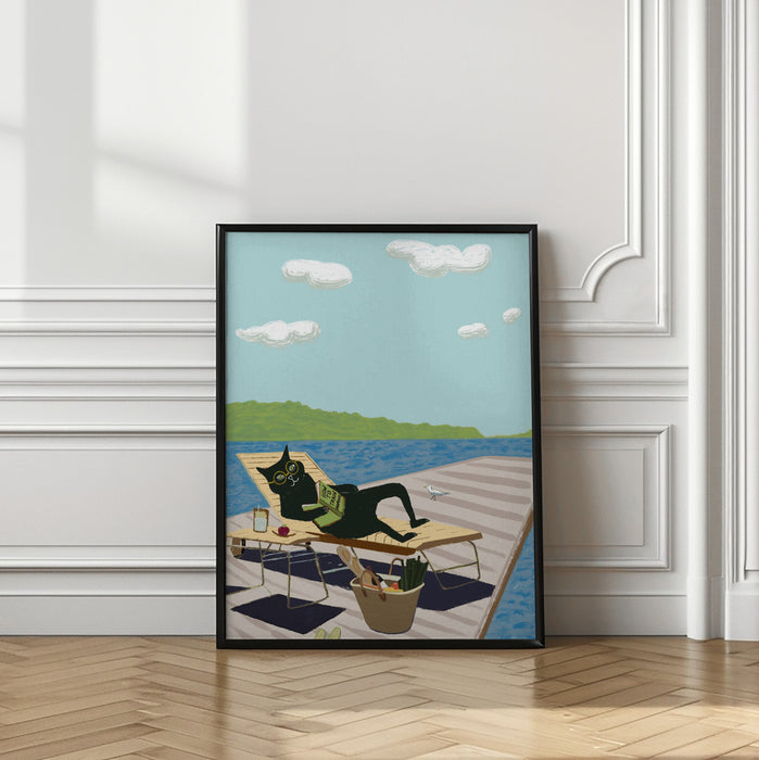 Summer Break Framed Art Modern Wall Decor