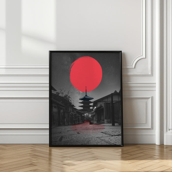 Lonely Temple Framed Art Wall Decor