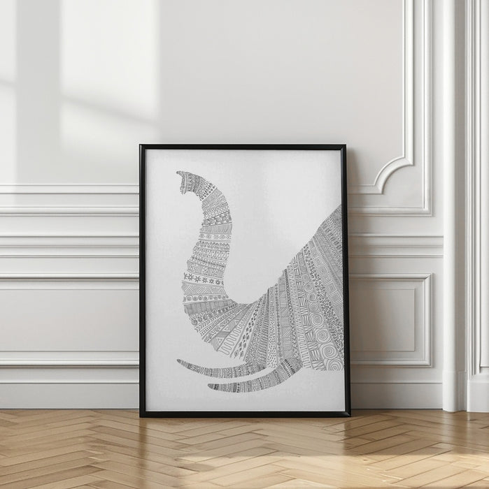 Elephant Nº3 Framed Art Modern Wall Decor