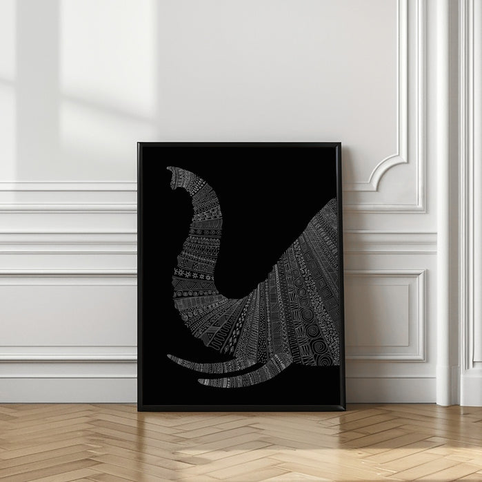 Elephant Nº2 Framed Art Modern Wall Decor