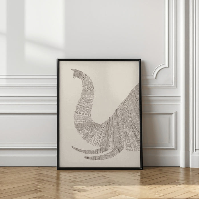 Elephant Nº1 Framed Art Modern Wall Decor