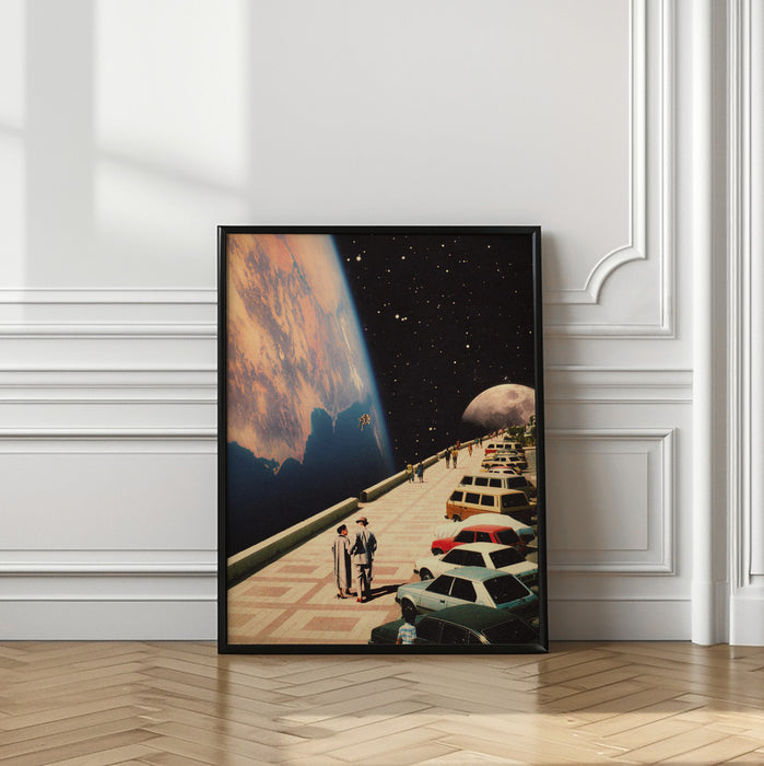 Space Promenade Framed Art Modern Wall Decor