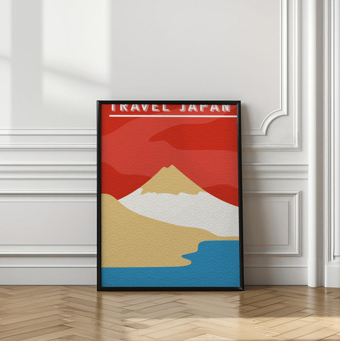 Traval Japan Minimilism Ii Framed Art Modern Wall Decor